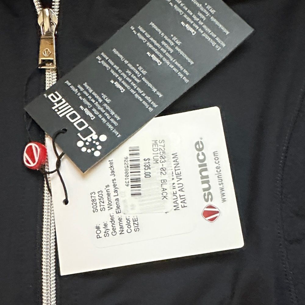 Women's Sunice Black Full-Zip Jacket - Picture 4 of 10